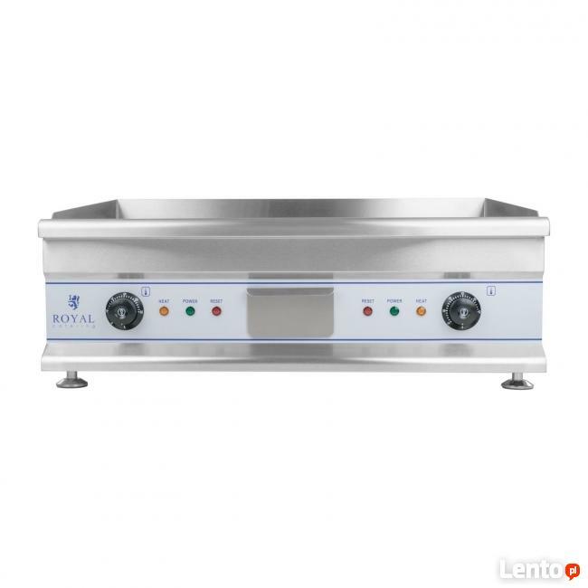 Podwójna płyta grillowa gładka 75cm 6400W grill