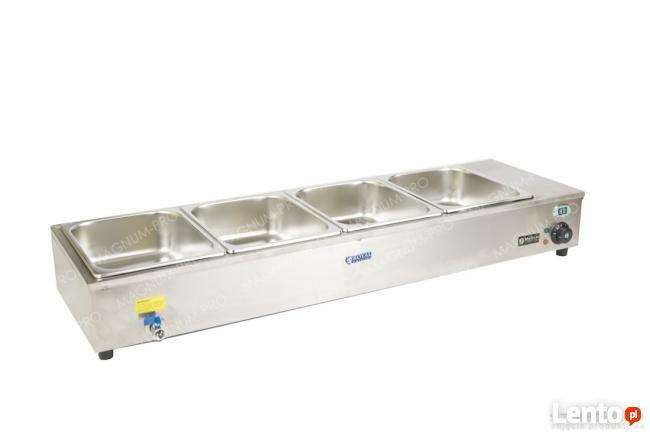 Podgrzewany bufet witryna grzewcza bain marie