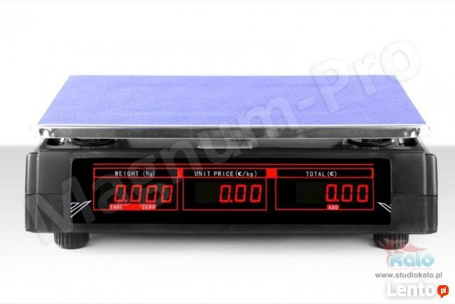 Waga sklepowa kalkulacyjna cenowa 30kg czarna