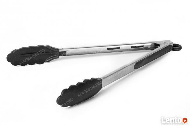 Szczypce gastronomiczne silikonowe 33 cm