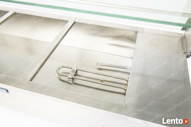 Podgrzewany bufet witryna grzewcza bain marie