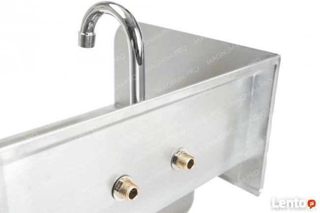 Profesjonalna umywalka gastronomiczna burta stal nierdzewna