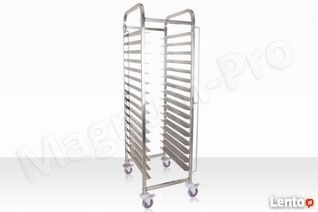 Wózek transportowy magazynowy kelnerski na tace
