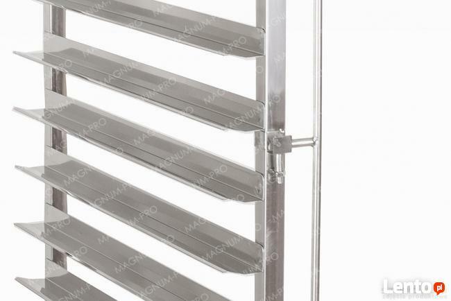 Wózek transportowy magazynowy kelnerski na tace