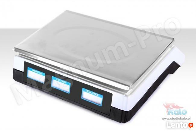 Elektroniczna waga 40kg sklepowa kalkulacyjna LCD akumulator