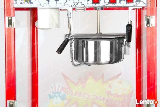 Maszyna do popcornu z wózkiem automat 6kg/h