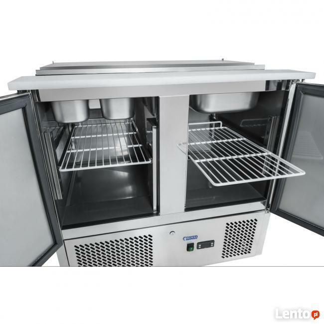 Stół chłodniczy do pizzy lodówka ruchoma pokrywa deska