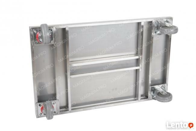 Platformowy wózek składany magazynowy transportowy