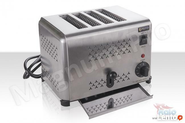 Toster opiekacz do tostów, kanapek, na 4 kromki 1800W
