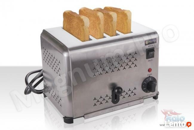 Toster opiekacz do tostów, kanapek, na 4 kromki 1800W