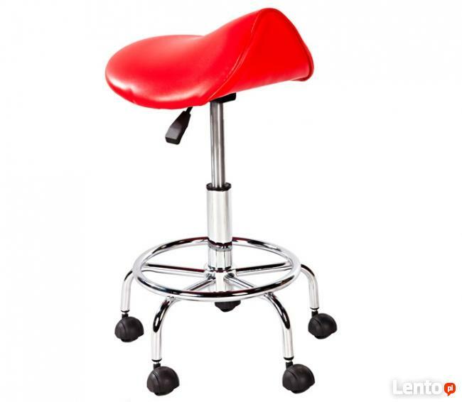 Hoker krzesło siodłowe kosmetyczne obrotowe