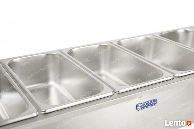 Witryna grzewcza ciepły bufet bemar 6 x GN 1/3