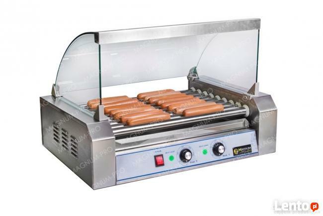 Podgrzewacz rolkowy do parówek 9 rolek do hot-dogów