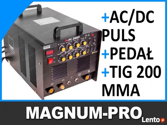 Spawarka Z PULSEM TIG AC DC 200A HF do aluminium