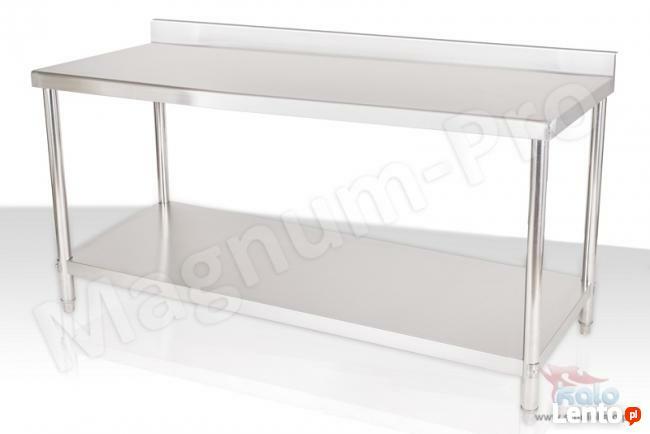 Blat roboczy 180X60 cm stół gastronomiczny z rantem