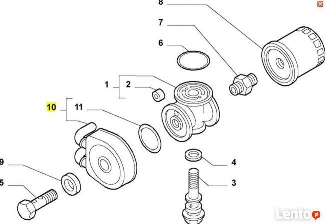 Chłodnica oleju wymiennik ciepła PEUGEOT BOXER 2.8 HDI 01-