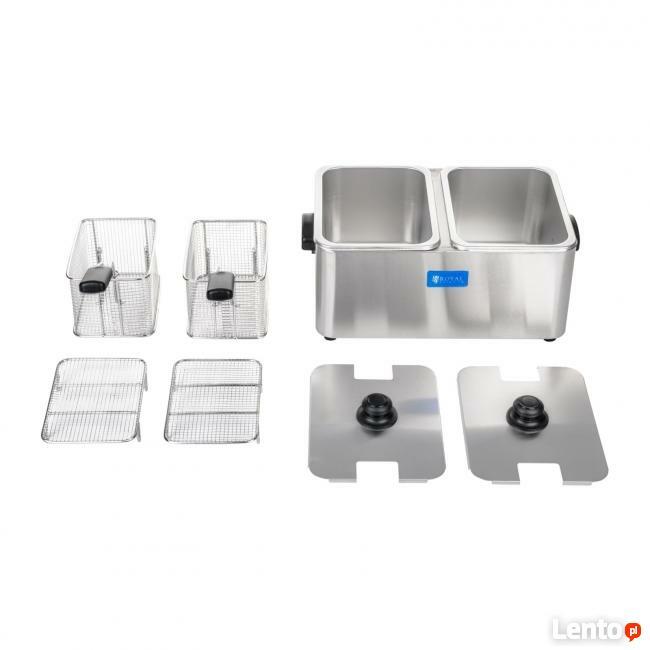 Podwójna frytkownica 2x8L frytownica termostat E.G.O.