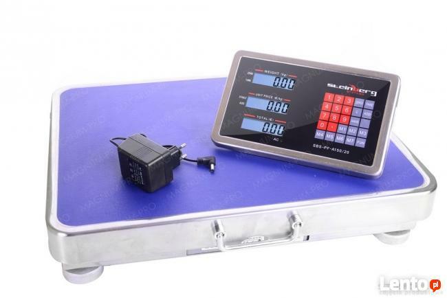 Platformowa waga magazynowa 150kg mobilna walizka