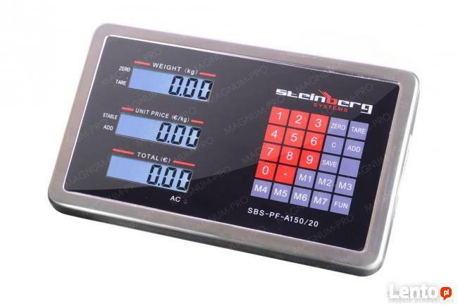 Platformowa waga magazynowa 150kg mobilna walizka