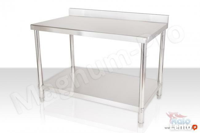 Stół gastronomiczny 100x70 cm blat roboczy z rantem