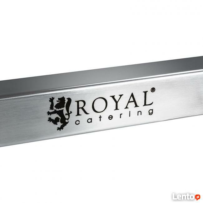 Profesjonalny wózek kelnerski z 3 półkami stal nierdzewna