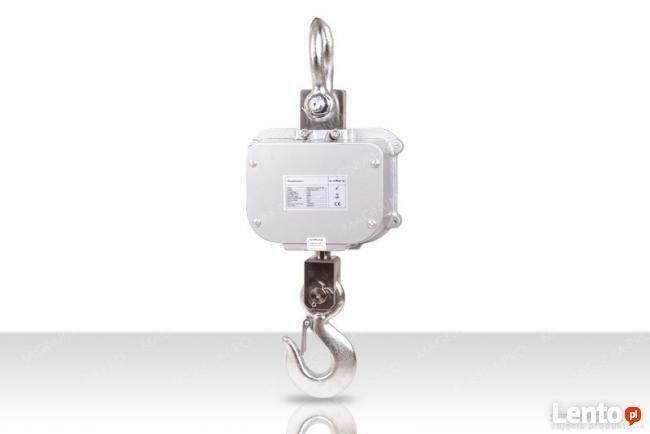 Waga przemysłowa hakowa 3 tony pilot LCD