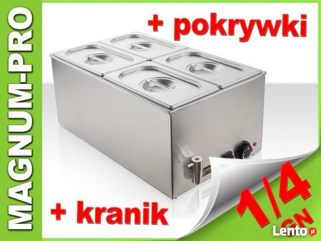 Bemar elektryczny bufet grzewczy 4 x 1/4 GN kranik spustowy