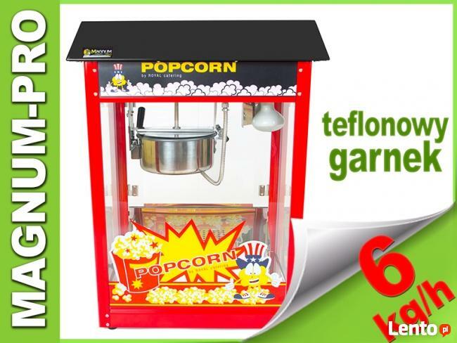 Maszyna do popcornu prażonej kukurydzy 6kg/h