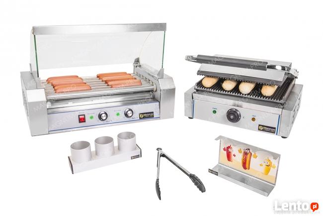 Zestaw do hot dogów - średni - opiekacz, podgrzewacz