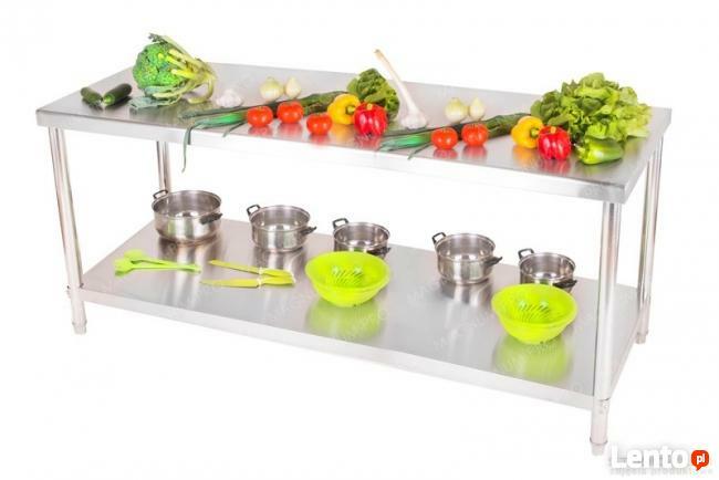 Stół gastronomiczny 200X60 blat roboczy stal nierdzewna