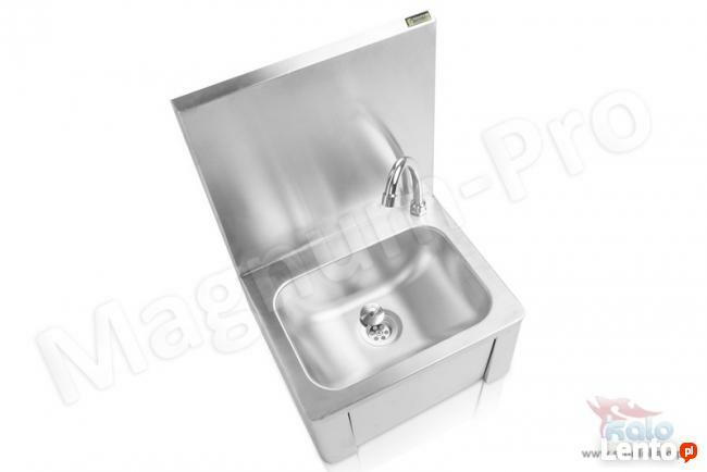 Umywalka bezdotykowa włączana kolanem, gastronomiczna