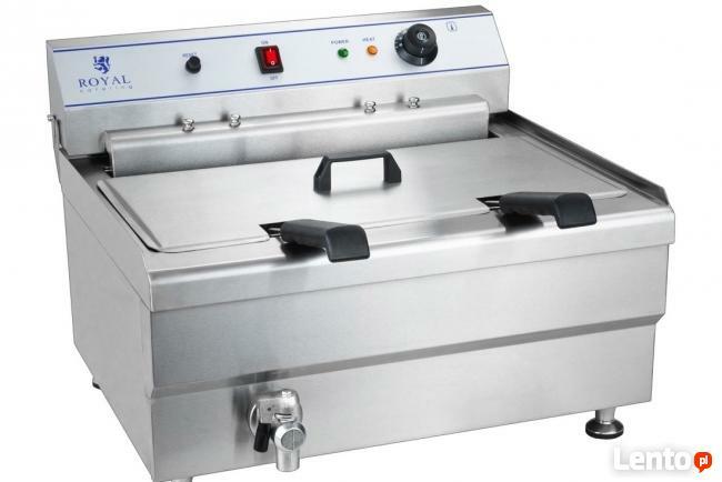 Smażalnik do pączków ryb frytownica 30L 2 kosze siła