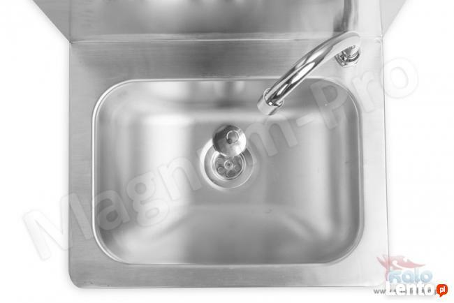 Umywalka bezdotykowa włączana kolanem, gastronomiczna