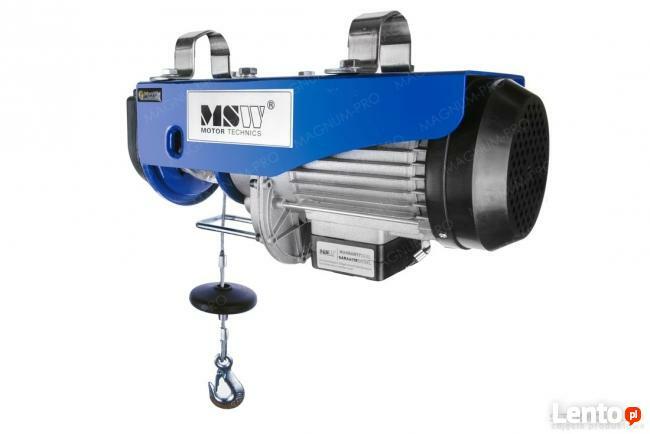 Wciągarka budowlana linowa dźwig, udźwig 600 kg