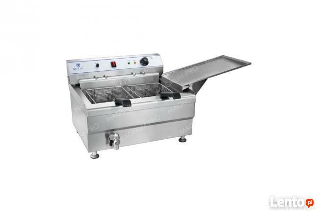 Smażalnik do pączków ryb frytownica 30L 2 kosze siła