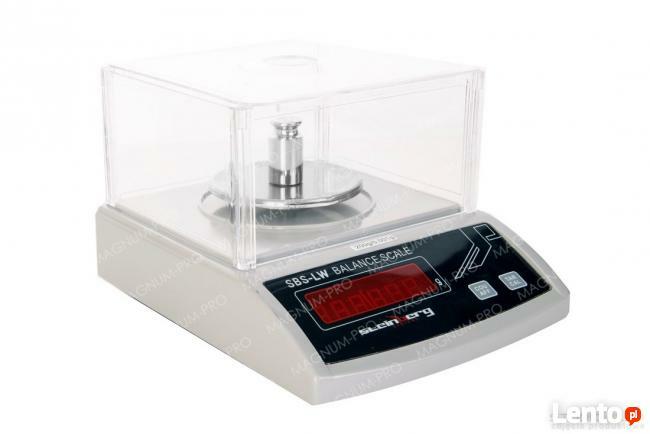 Dokładna waga laboratoryjna jubilerska 200g / 0,001g osłona