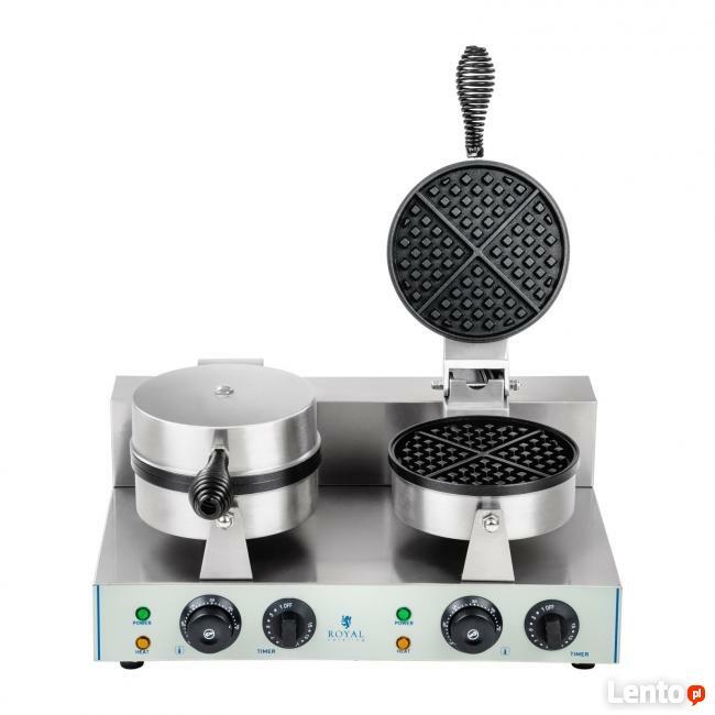 Podwójna gofrownica okrągła GOFRY 2600W