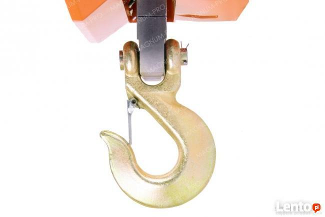 Przemysłowa waga hakowa udźwig 5 ton podwieszana
