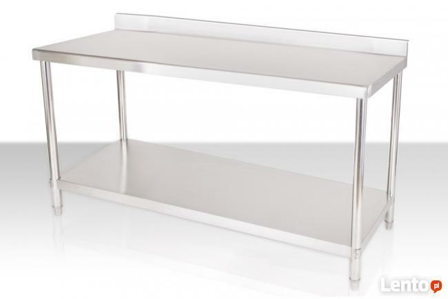 Stół gastronomiczny 150X60 cm blat roboczy z rantem