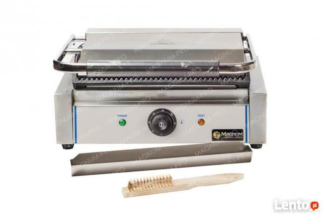 Grill kontaktowy opiekacz do bułek pojedynczy MAX