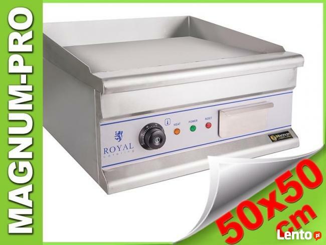 PŁYTA GRILLOWA 50cm gładka grill elektryczny 3200W