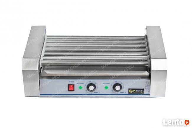 Podgrzewacz do parówek rolkowy 7 rolek do hot-dogów