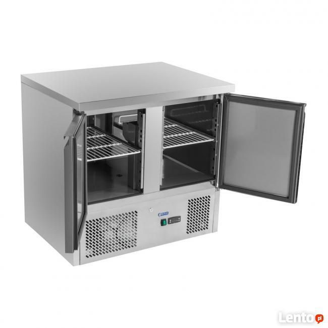 Stół chłodniczy do pizzy 90x70 cm lodówka stal nierdzewna