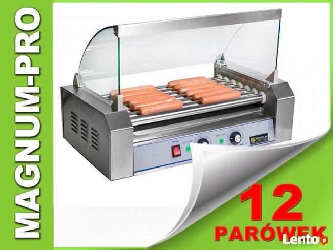 Podgrzewacz do parówek rolkowy 7 rolek do hot-dogów