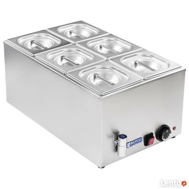 Bemar bufet grzewczy elektryczny 6x GN 1/6 kranik
