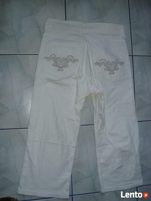 Spodnie rybaczki białe