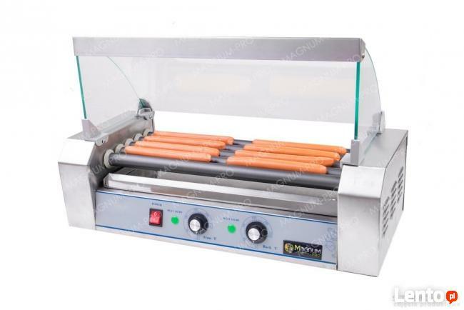 Teflonowy zestaw do hot dogów BASIC grill+podgrzewacz