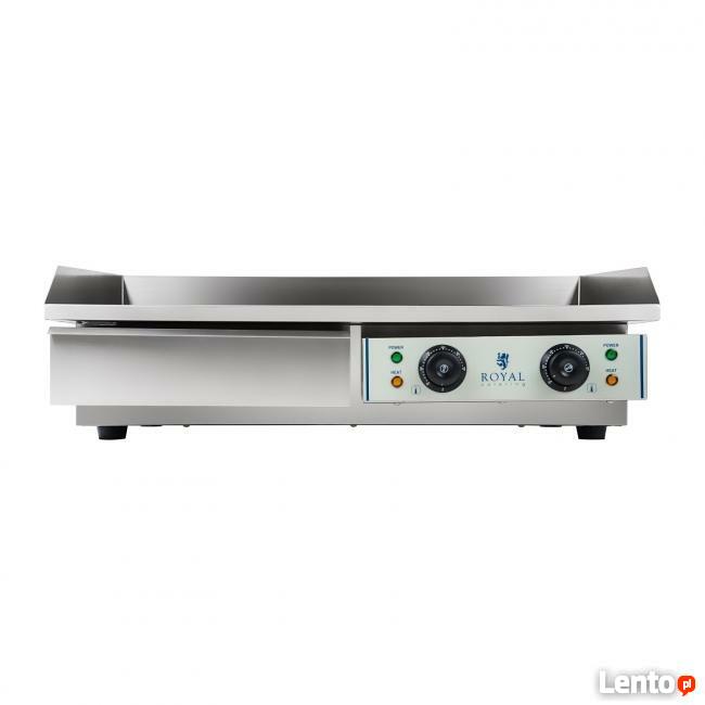 GRILL podwójny elektryczny płyta grillowa gładka 75cm