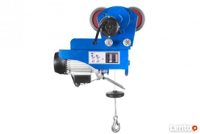Wciągarka linowa + elektryczna suwnica 800kg wyciągarka