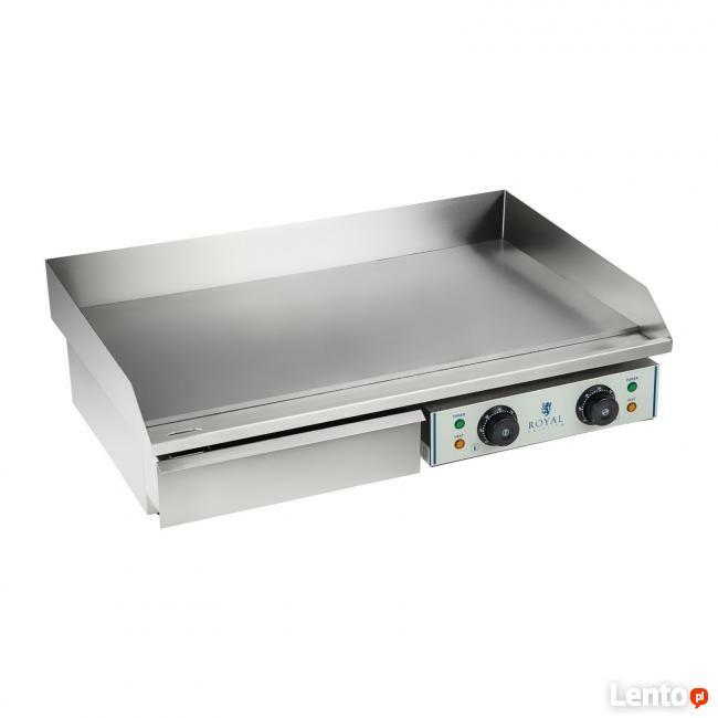 GRILL podwójny elektryczny płyta grillowa gładka 75cm